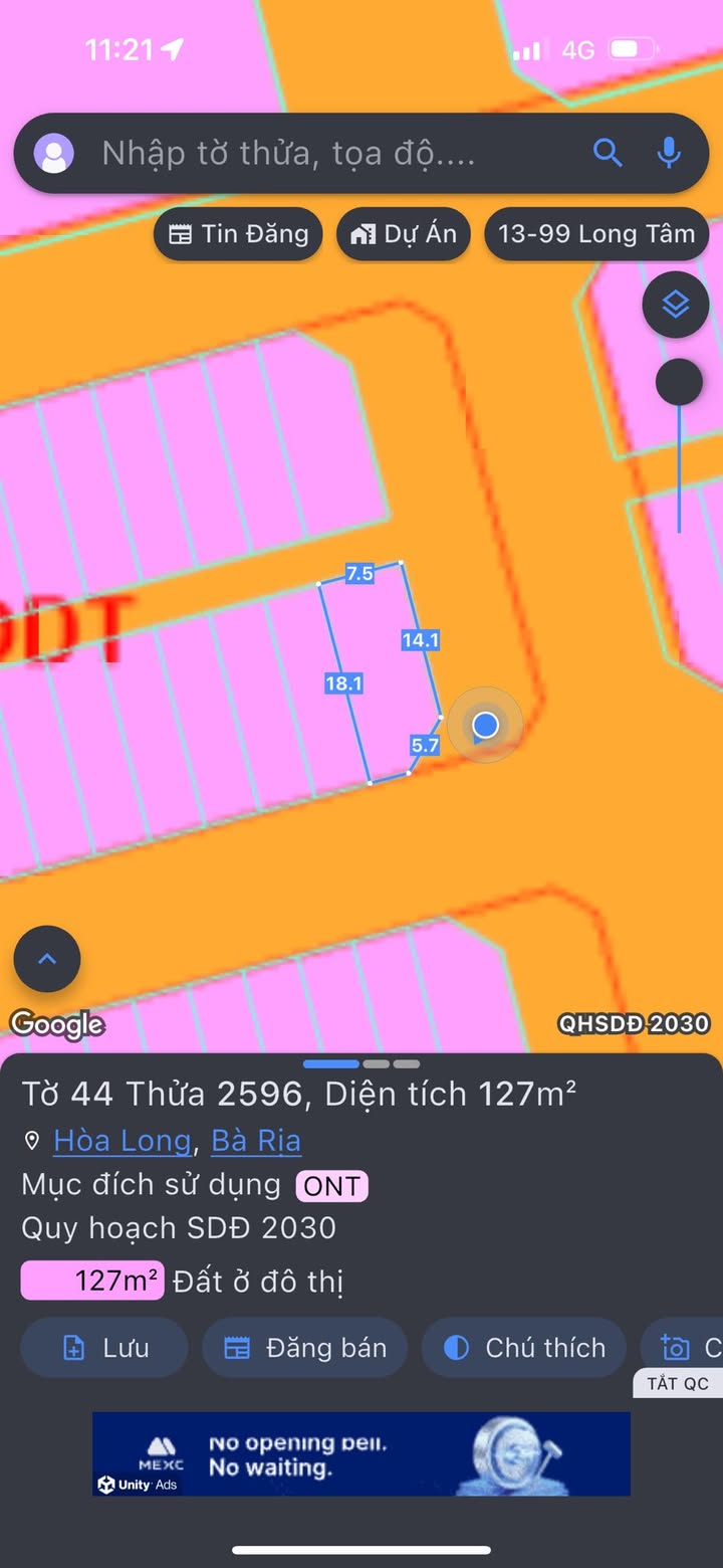 Đất nền TĐC Hòa Long, 135m², mặt tiền đường 26m - Đầu tư sinh lời ngay!