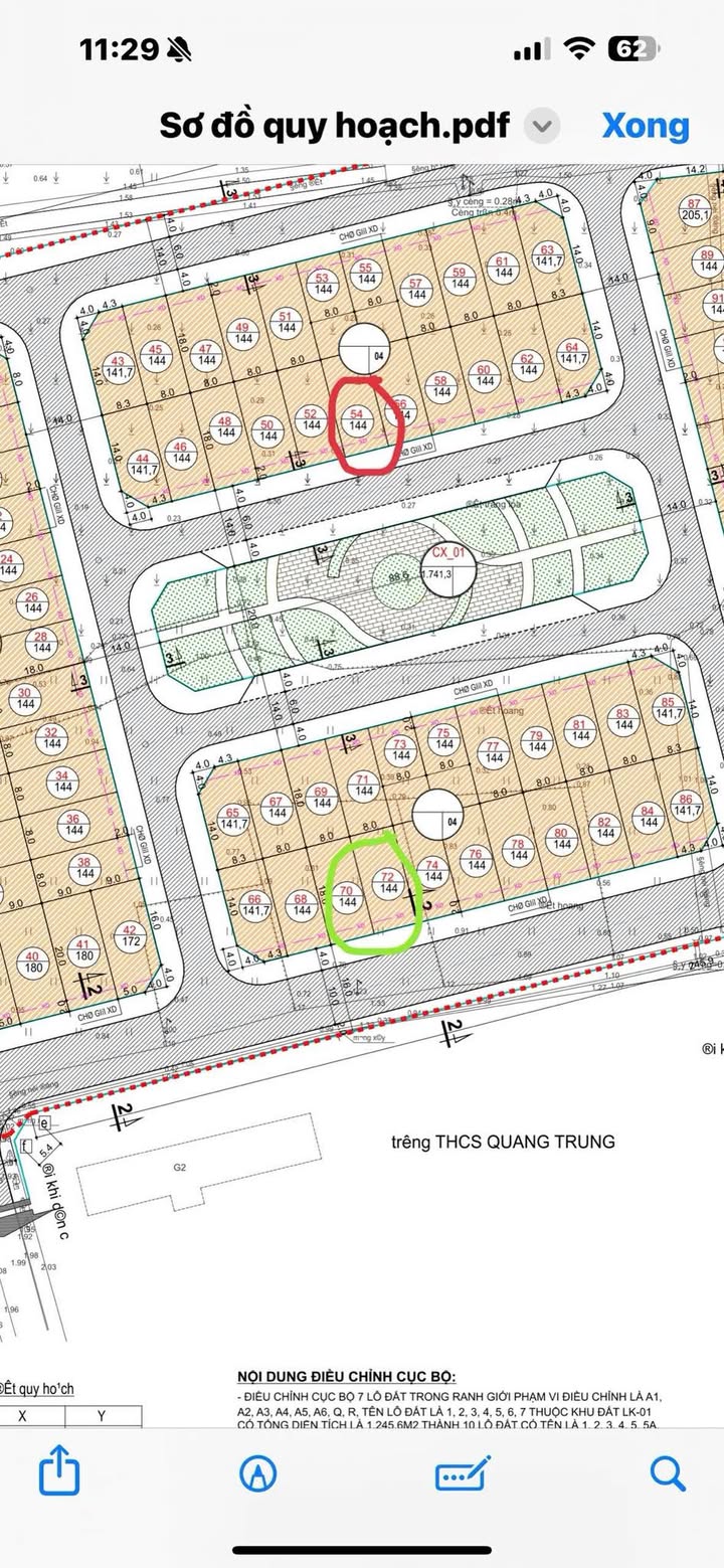 Đất nền Phường Trần Phú, Thành phố Hà Tĩnh 144m² giá 3 tỷ - Cơ hội đầu tư tuyệt vời!