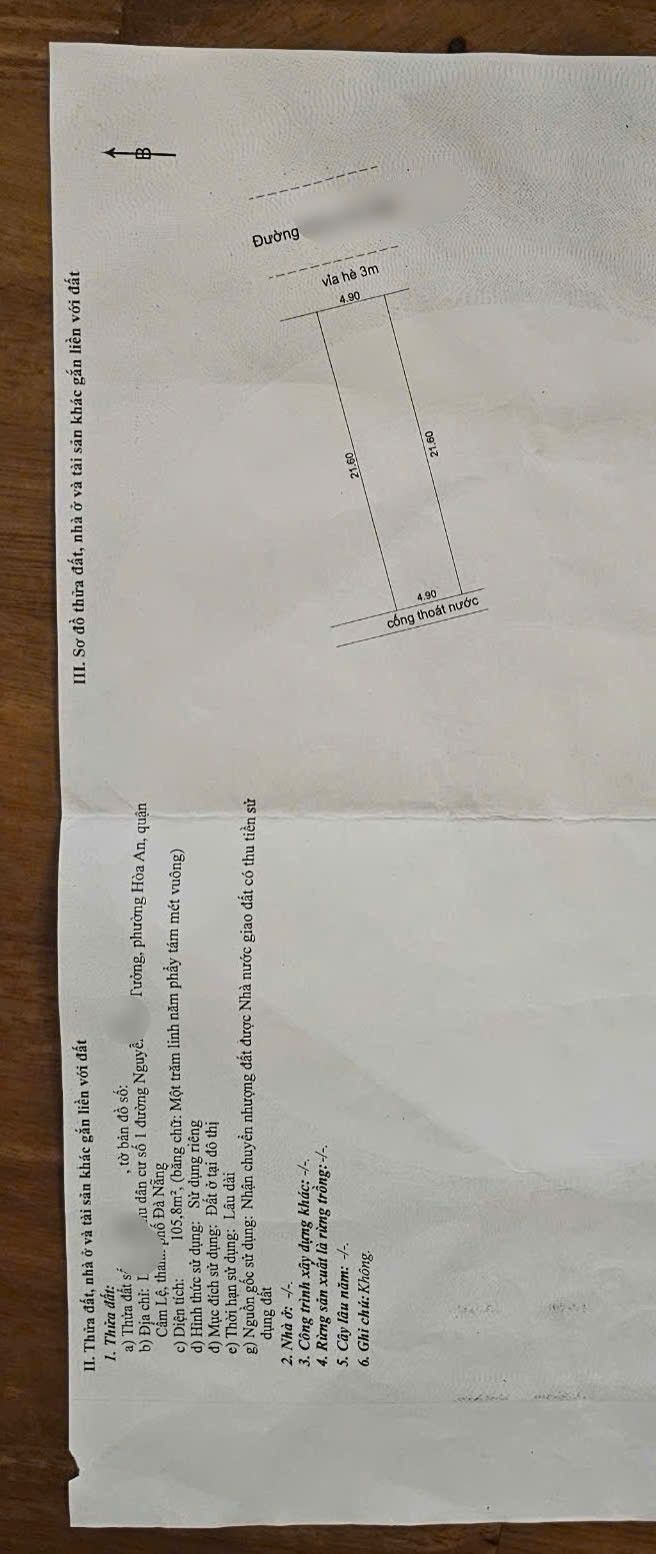 Đất nền mặt tiền Đặng Như Mai, Cẩm Lệ, 105m² giá 4.98 tỷ - Cơ hội đầu tư hấp dẫn!