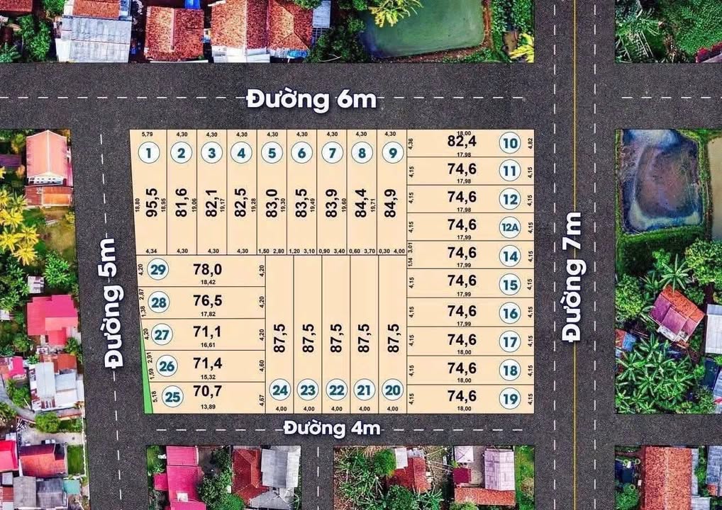 Đất nền Phường Bồng Lai, 75m² giá 1.8 tỷ - Cơ hội đầu tư hấp dẫn!