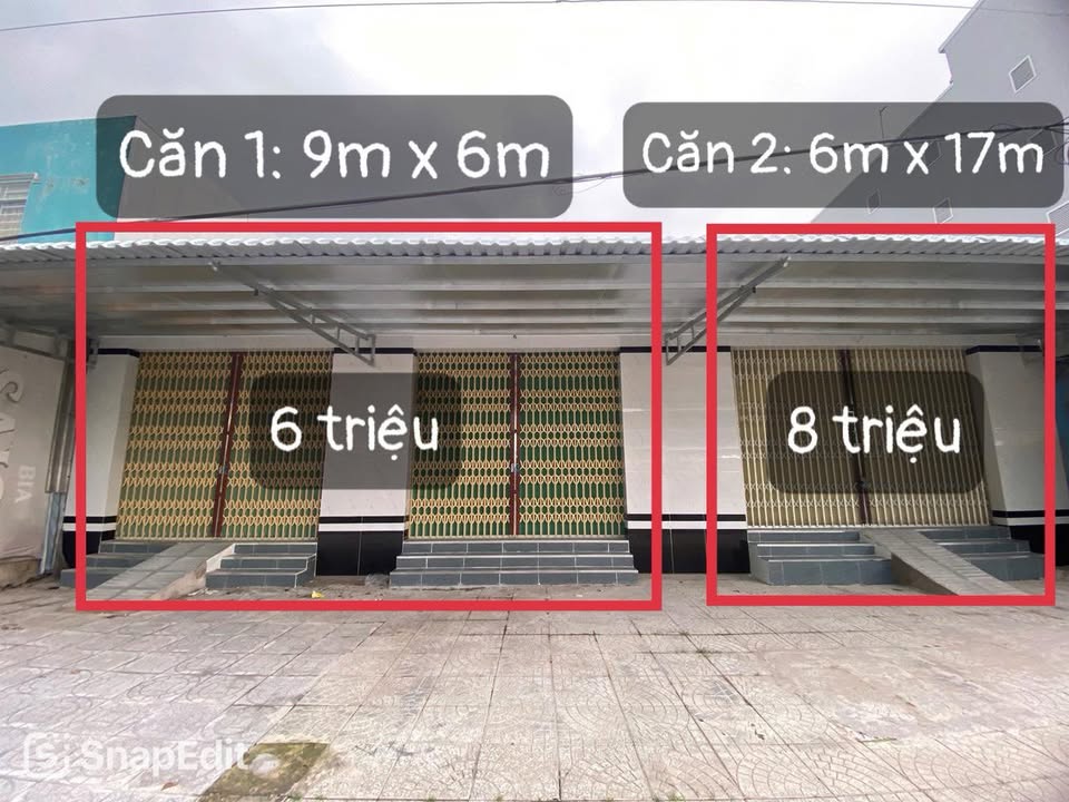 Cho thuê mặt bằng kinh doanh Đường Liên Hương, Rạch Giá 54m² - Giá chỉ từ 6 triệu/tháng!