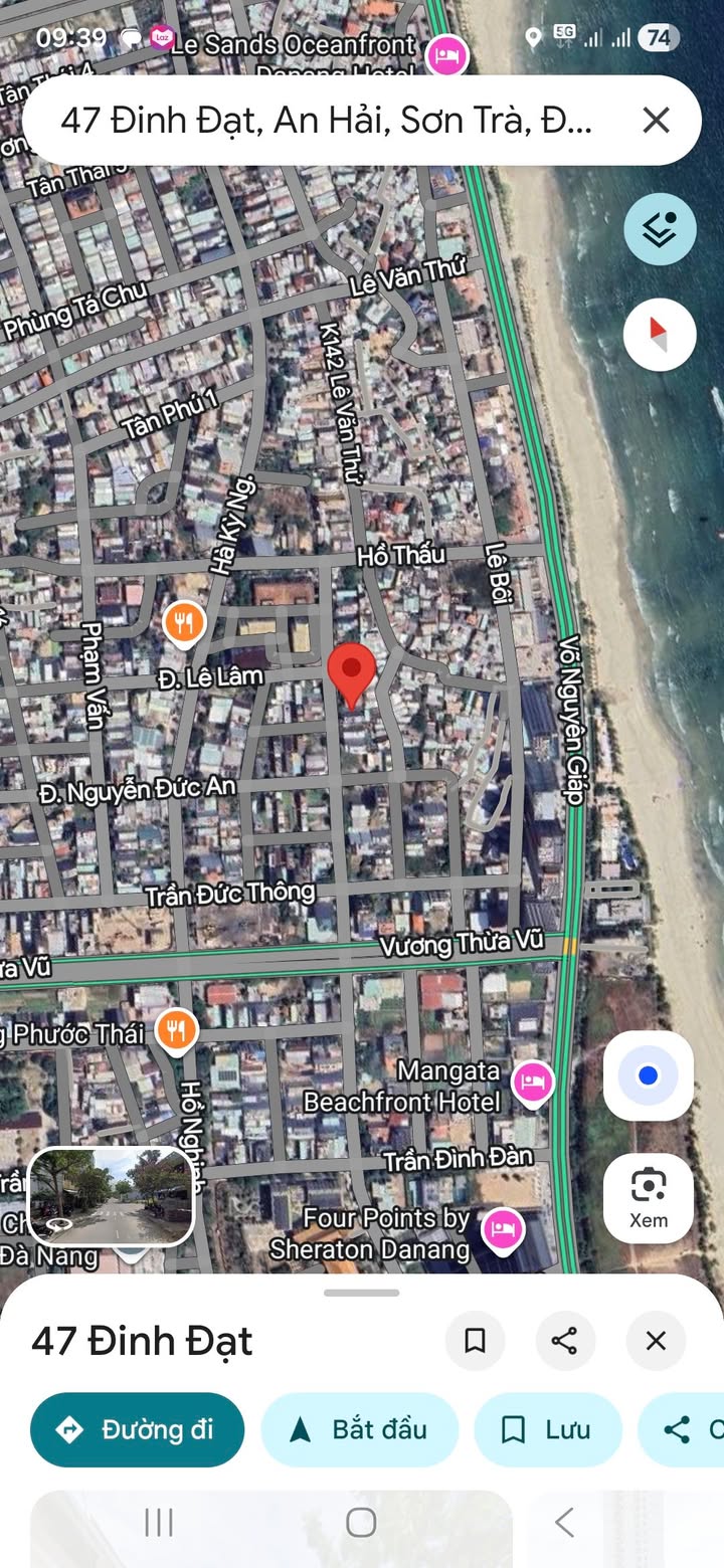 FrontHouse Đường Đinh Đạt, Đà Nẵng 91m² giá 15 tỷ - Sát biển, chính chủ!