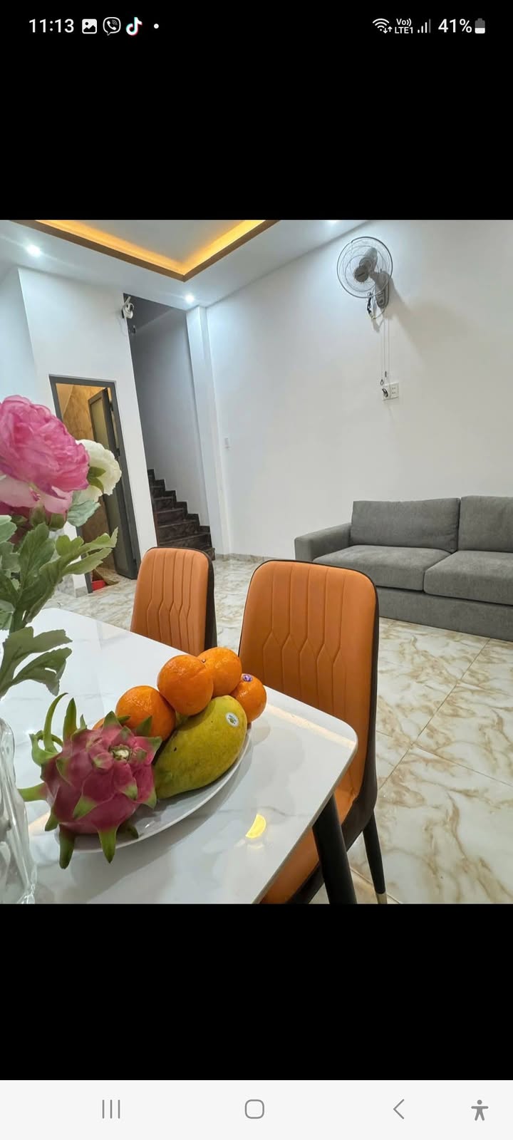 Nhà 1 trệt 2 lầu Hẻm Đường Ba Cu P4 Vũng Tàu 44m² giá 4.8 tỷ - Nhà mới, nội thất đầy đủ!