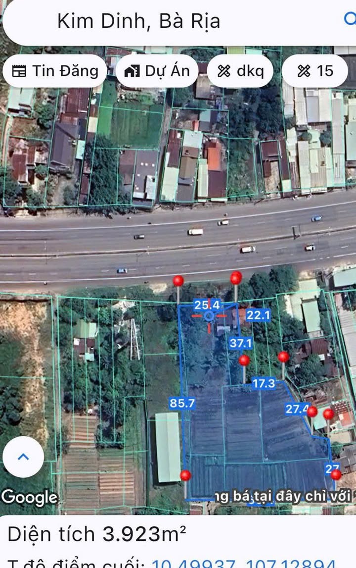 Đất nền mặt tiền Quốc Lộ 51, Phường Long Hương, 3940m² giá chỉ 75 tỷ - Cơ hội đầu tư không thể bỏ lỡ!