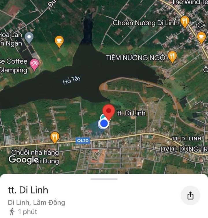 Đất thổ cư Thị trấn Di Linh 120m² giá 900 triệu - Cơ hội đầu tư hấp dẫn!