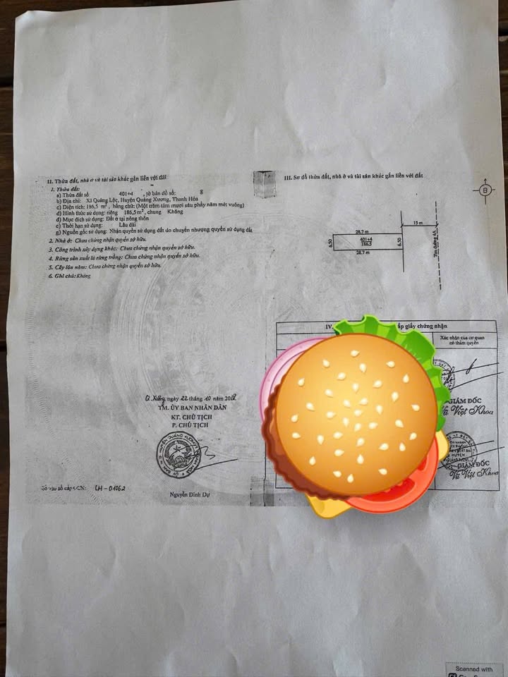 Đất thổ cư 186m² 2 mặt tiền đường 4A xã Tiên Trang - Giá tốt, vị trí đắc địa!