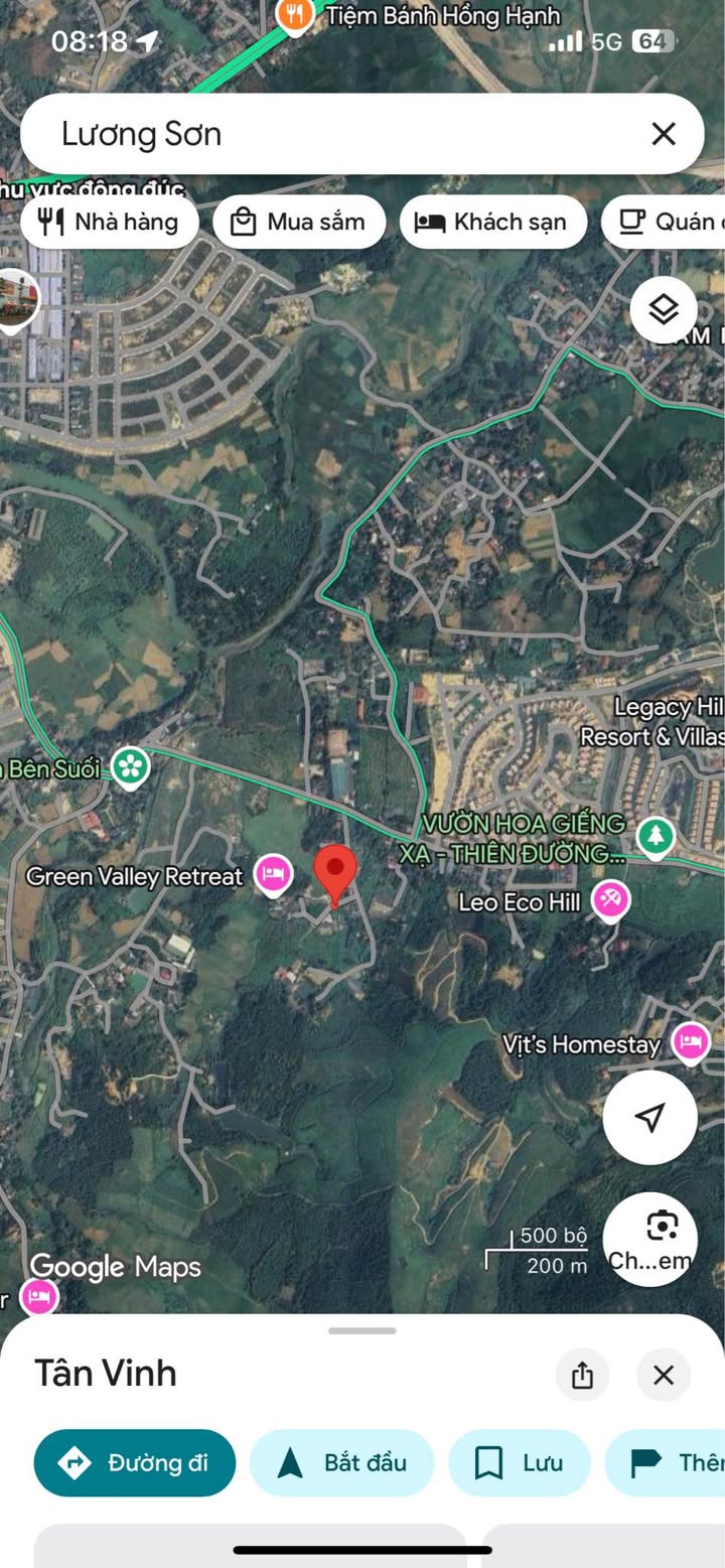 Đất nền Huyện Lương Sơn 100m² giá thỏa thuận - Gần khu nghỉ dưỡng