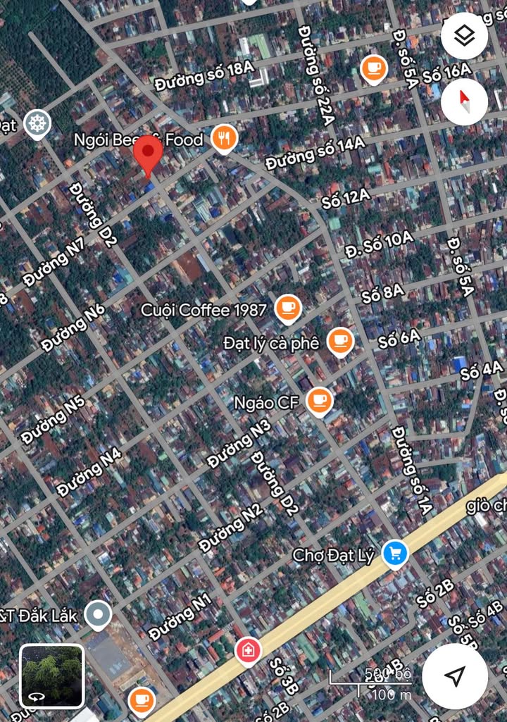 FrontHouse đường D1, xã Ea Tu, 100m² giá 1.2 tỷ - Đối diện chợ Đạt Lý!