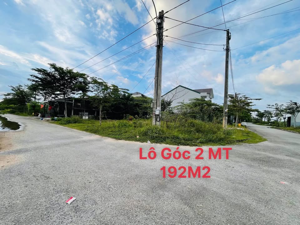 Đất nền lô góc 2 mặt tiền KQH Thanh Lam, Thủy Phương 192m² giá 2.65 tỷ - Cơ hội đầu tư sinh lời!