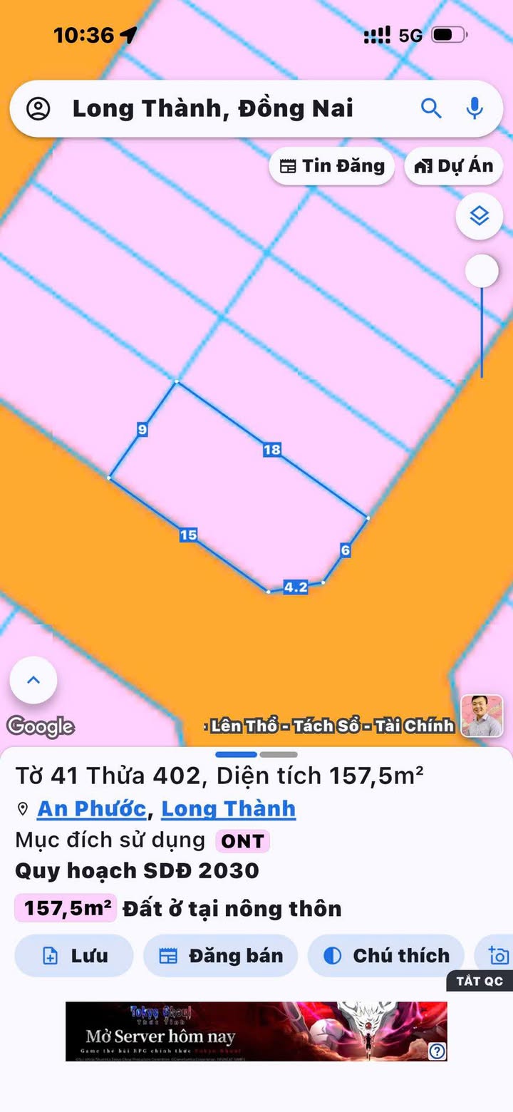 Đất nền Thung Lũng Xanh An Phước 162m² giá thỏa thuận - Sổ riêng thổ cư!