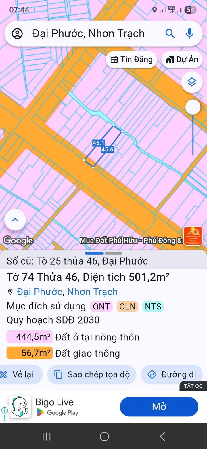 Bán gấp FrontHouse mặt tiền Lý Thái Tổ, Xã Đại Phước, 501m² giá 25.05 tỷ - Đầu tư sinh lời!