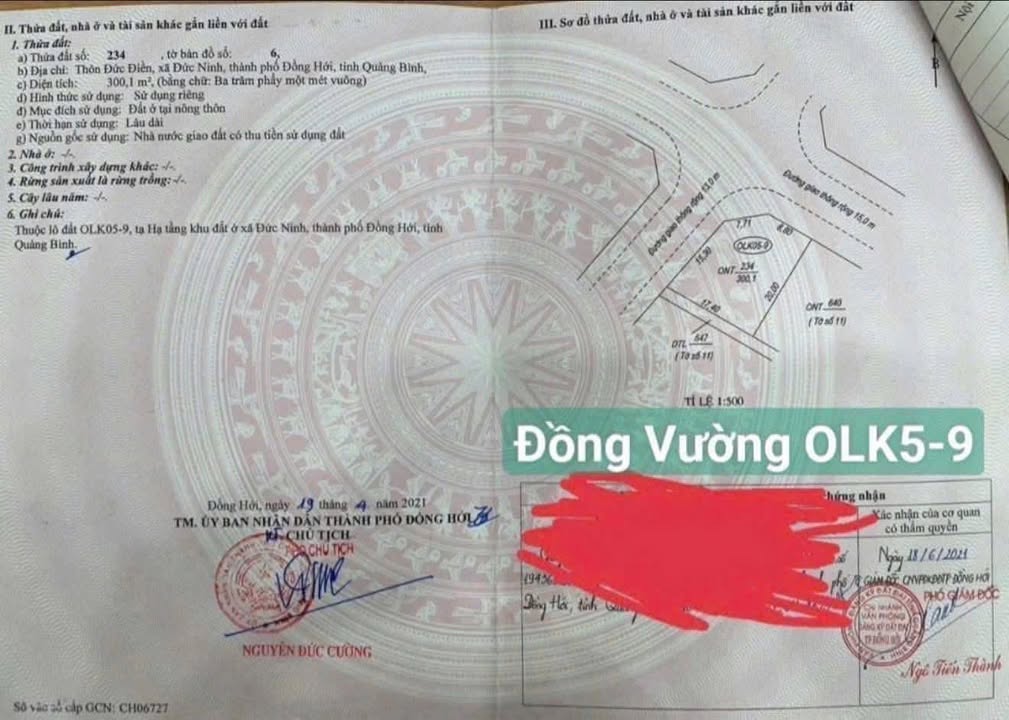 Đất nền Đồng Vường - 300m² giá 3,1 tỷ - Cơ hội đầu tư sinh lời!