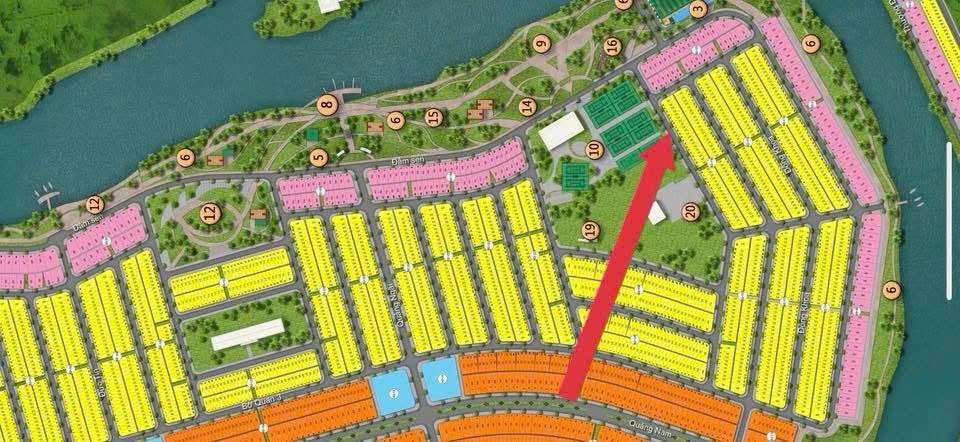 Đất nền Đầm Sen, Đà Nẵng 100m² giá 6.327 tỷ - View công viên sạch đẹp