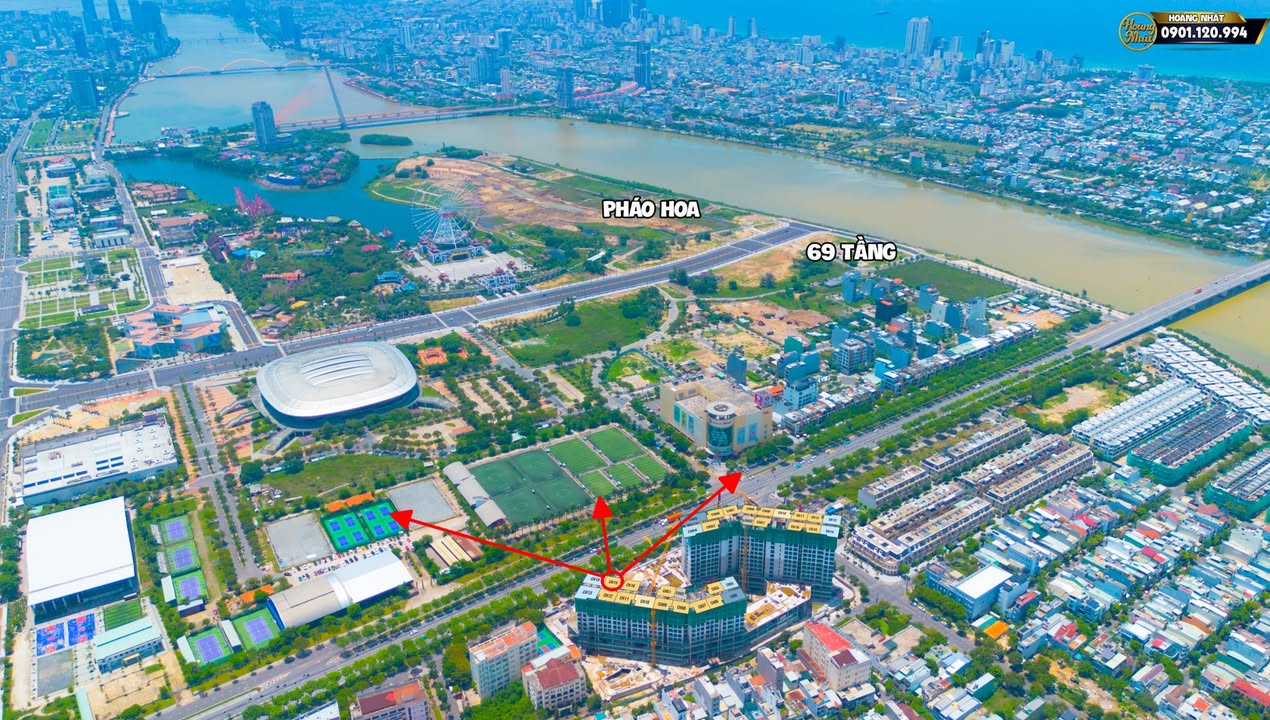 Căn hộ 2PN Masteri Rivera Đà Nẵng 66,9m² giá 5.6 tỷ - View pháo hoa cực hiếm!