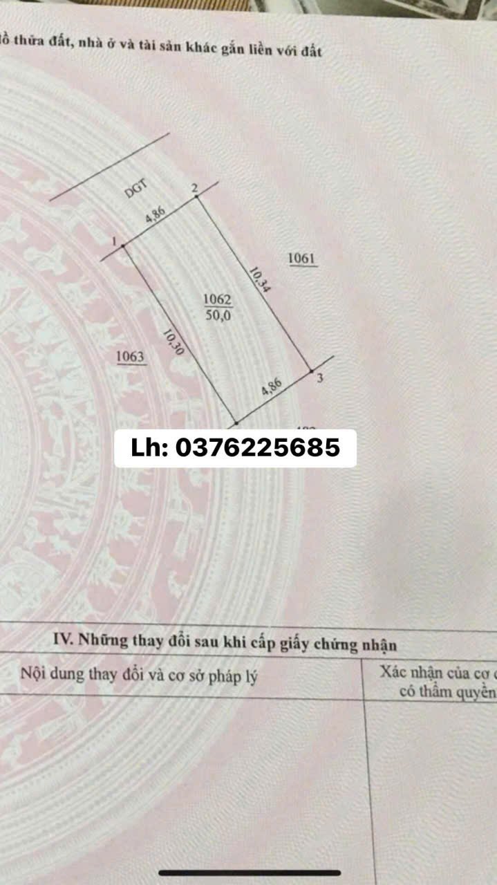 Đất nền Xã Đức Thượng, Huyện Hoài Đức 50m² giá 1.9 tỷ - Gần trường đại học!