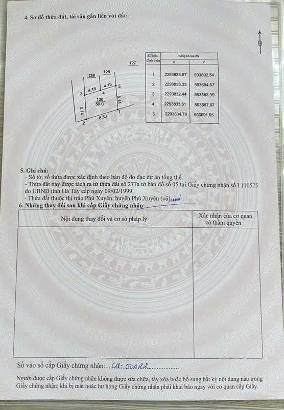 Đất Thị Trấn Phú Xuyên 50m² giá 1.55 tỷ - Cơ hội đầu tư hấp dẫn!