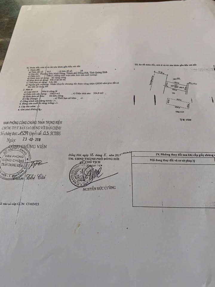 Mặt tiền kinh doanh Đường Lê Lợi Đồng Hới 108m² - Cơ hội đầu tư hấp dẫn!