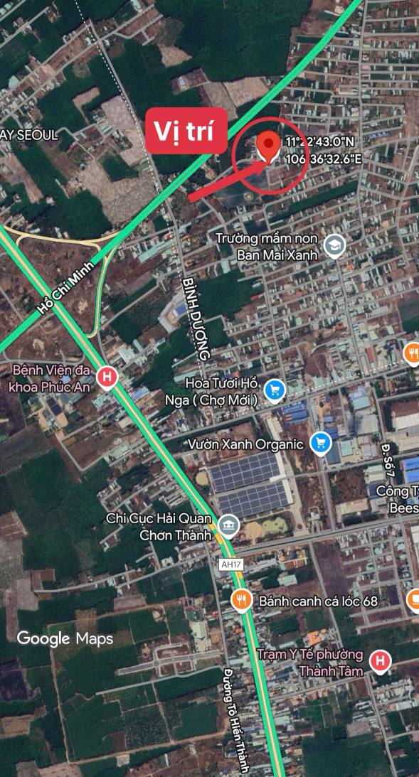 Đất thổ cư 94m² Trừ Văn Thố, Bàu Bàng giá 500 triệu - Sổ riêng chính chủ!