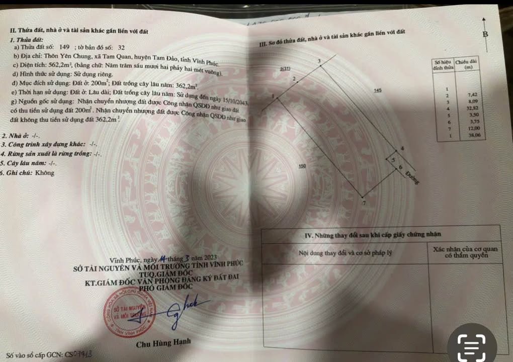 Đất thổ cư Yên Chung, Tam Quan, 562m² giá chỉ 2 tỷ - Cần thanh khoản gấp!