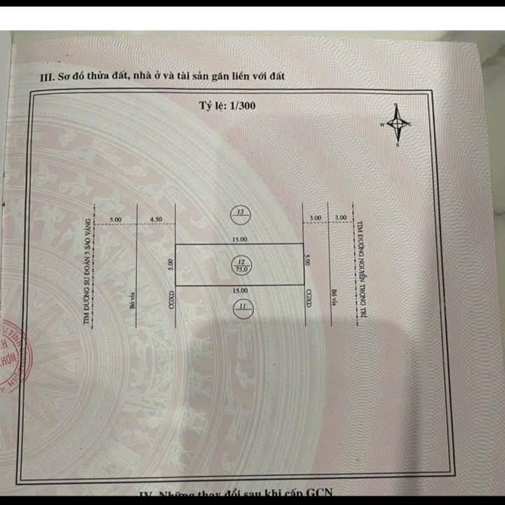 Đất nền 2 mặt tiền đường Sự Đoàn 3 Sao Vàng, Quy Nhơn 75m² giá 4.1 tỷ - Cơ hội đầu tư tuyệt vời!