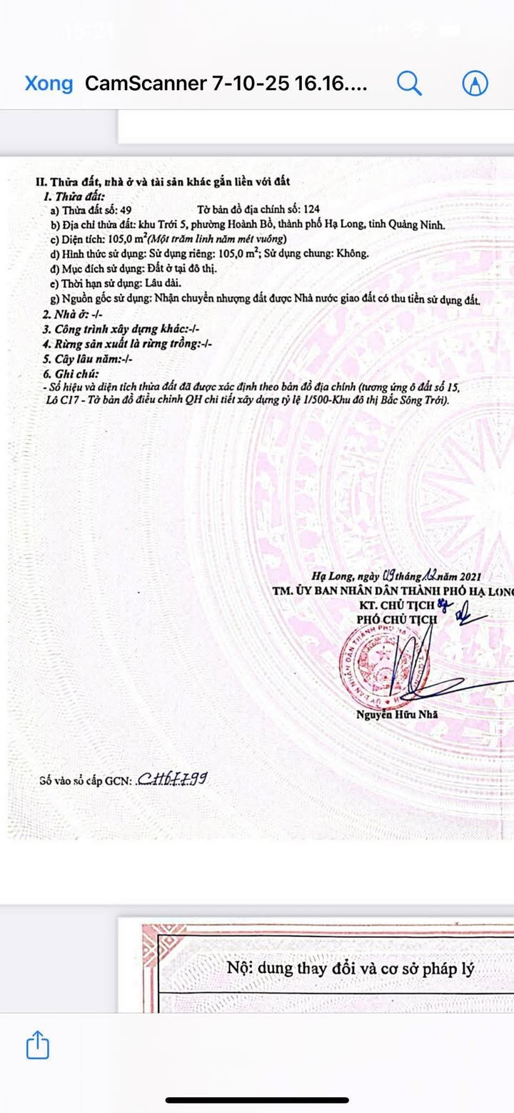 Đất nền góc vườn hoa tại Bãi Cháy 105m² giá 2.625 tỷ - Vị trí đẹp, đầu tư sinh lời!