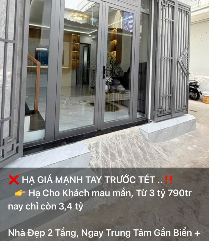 Nhà đẹp 2 tầng tại Bắc Nha Trang 42m² giá 3.4 tỷ - Giảm giá mạnh trước Tết!