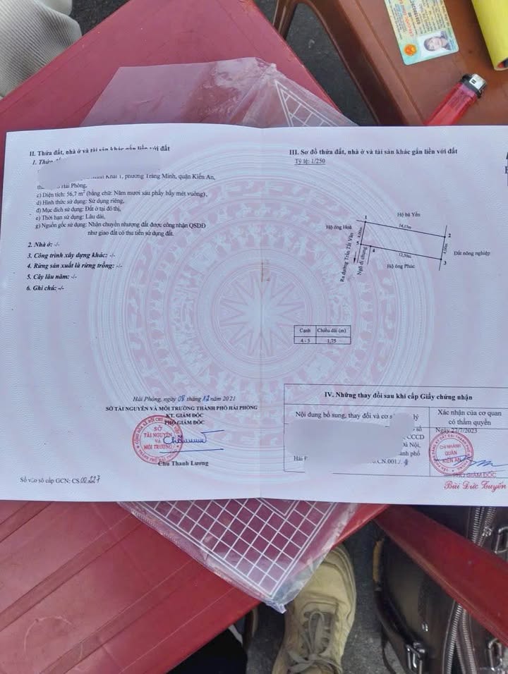 Đất nền Trần Tất Văn, Kiến An 56m² giá 1.2 tỷ - Vị trí đắc địa, dân cư đông đúc!