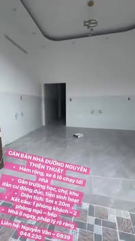 Nhà phố đường Nguyễn Thiện Thuật, TP Sa Đéc, 100m² giá 1.25 tỷ - Chính chủ bán gấp!