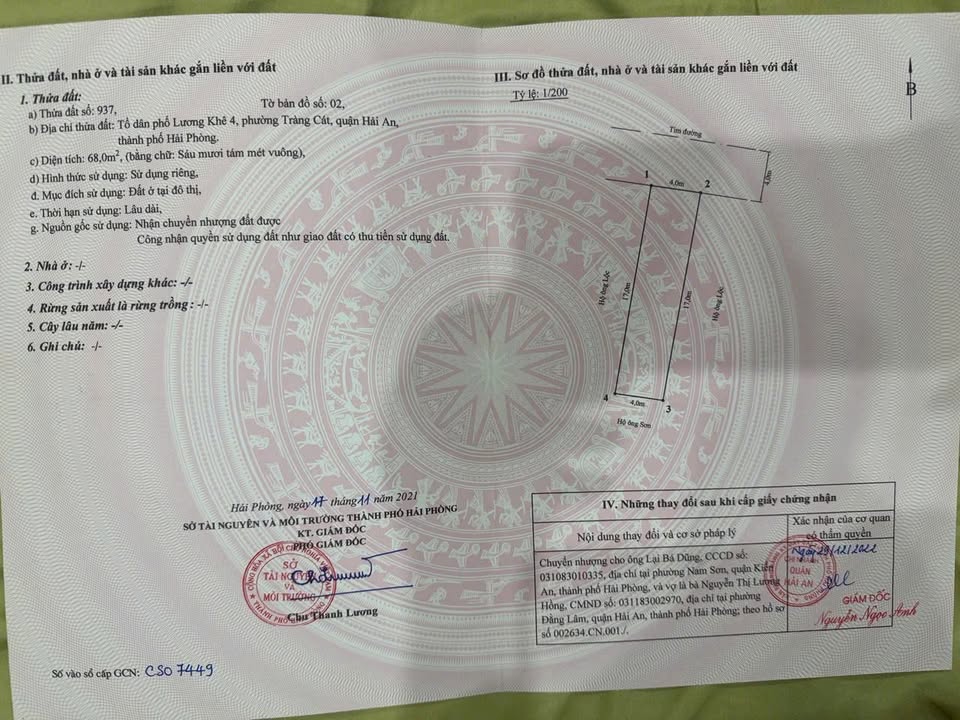 Đất mặt ngõ 172 Cát Linh, Hải An 68m² giá chỉ 2.65 tỷ - Đầu tư sinh lời ngay!