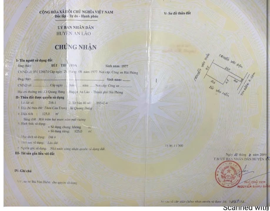 Nhà 2 tầng Câu Trung - An Quang 125m² giá chỉ 1 tỷ - Cơ hội hiếm có!