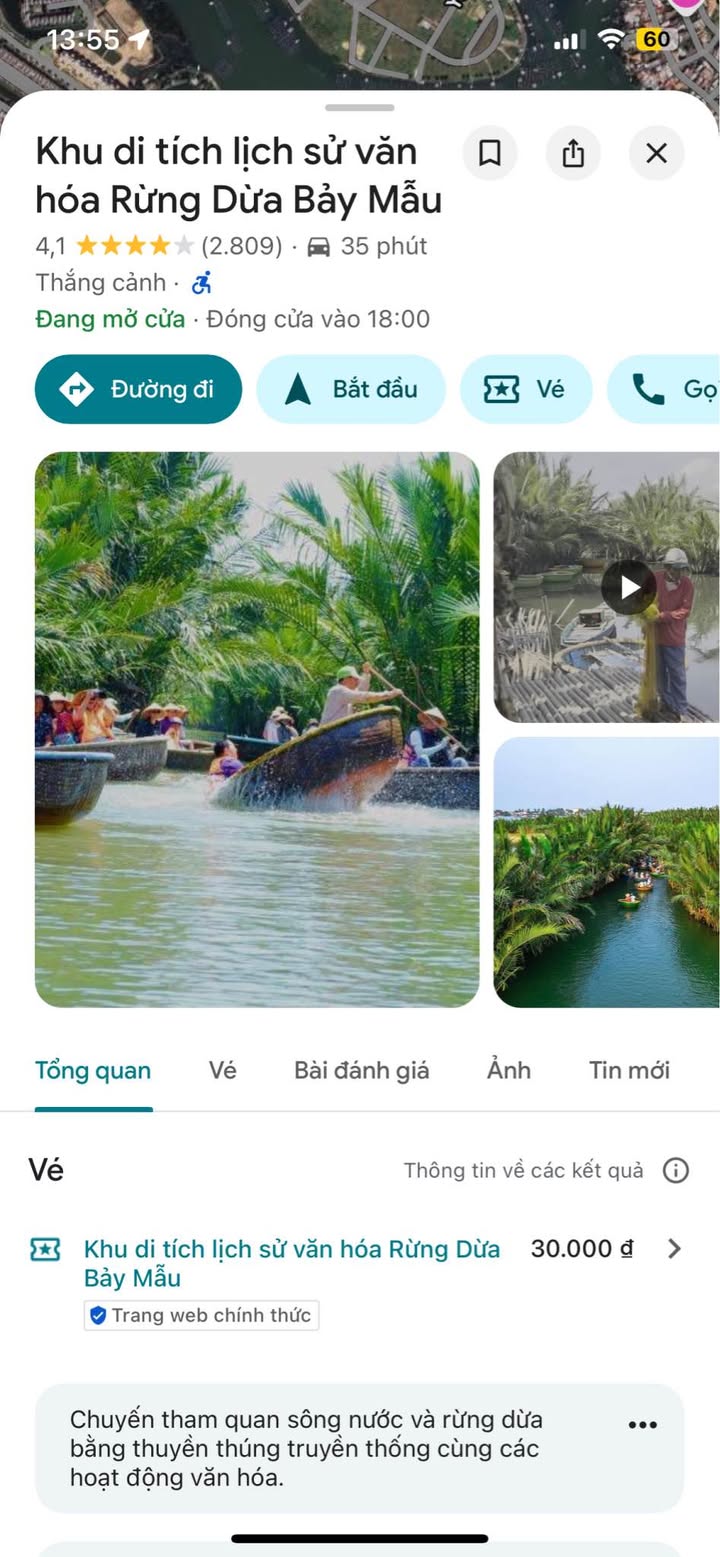 Đất nền khu du lịch sinh thái Rừng Dừa 7 Mẫu, Hội An - 250m² chỉ 5 tỷ