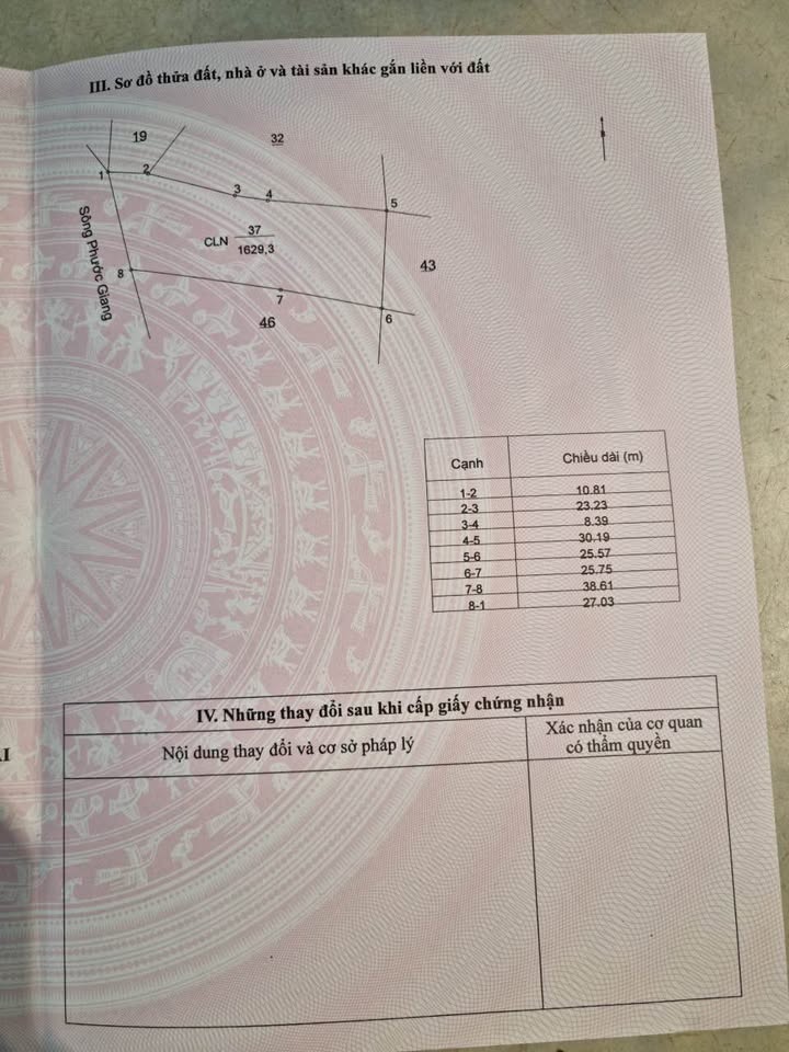Đất nông nghiệp view sông Phước Giang tại Hành Nhân 1080m² - Cơ hội đầu tư hấp dẫn!