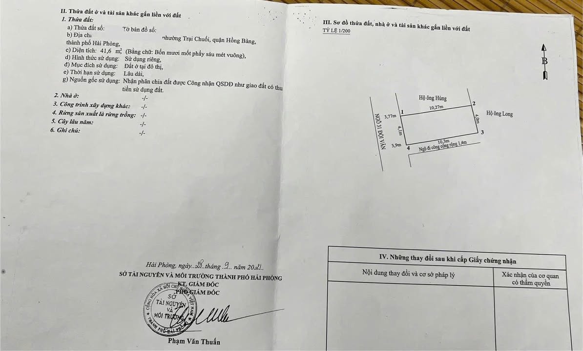 Nhà mặt ngõ Trại Chuối, Hải Phòng 42m² giá 3 tỷ - Cơ hội hiếm có!