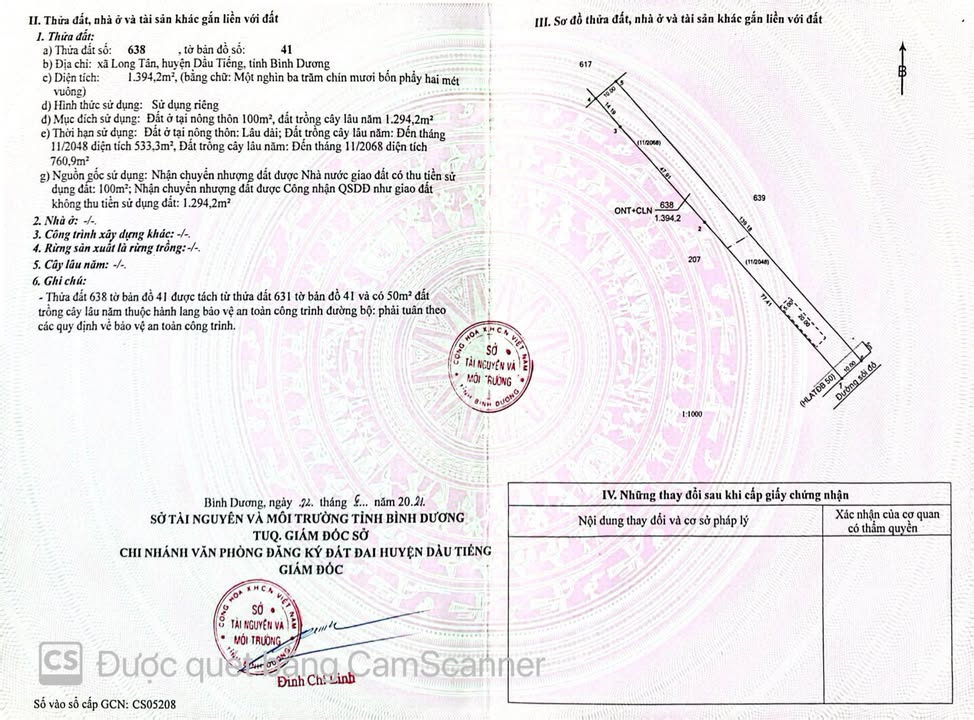 Đất thổ cư Long Tân 1400m² giá 1.2 tỷ - Đường ô tô rộng rãi, tiềm năng phát triển!