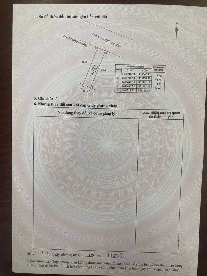 Đất nền Khu tái định cư Hòa Thắng 120m² giá 2.95 tỷ - Không khuyết điểm!
