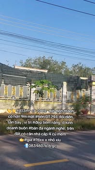 Đất nền 813m² Đường ĐT.744, Xã Định An, Huyện Dầu Tiếng - Đầu tư sinh lời cao!