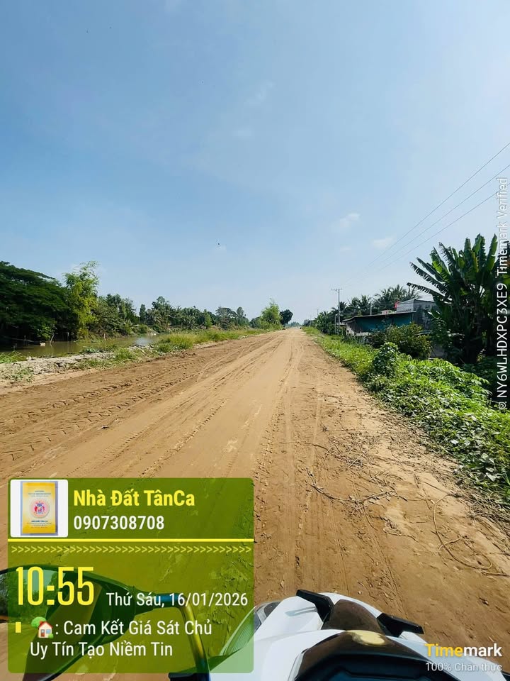 Đất nền mặt tiền đường DT857, Bình Tấn, 978m² - Giá chỉ 1.6 tỷ!