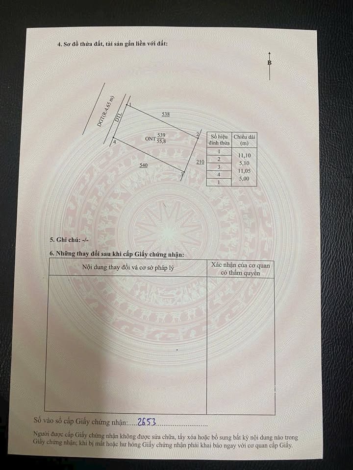 Đất thổ cư xã Thái Xuyên, Thái Thụy 56m² giá 550 triệu - Đường ô tô tránh nhau