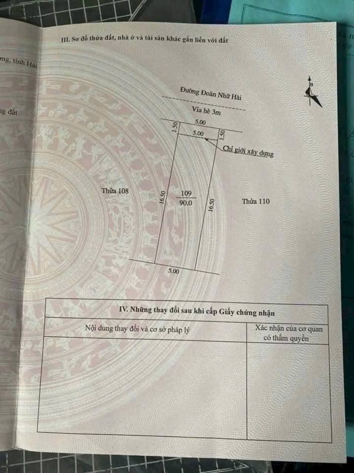 Lô đất đẹp mặt phố Đoàn Nhữ Hài 90m² giá thỏa thuận - View Hồ Hoà Bình siêu thoáng!