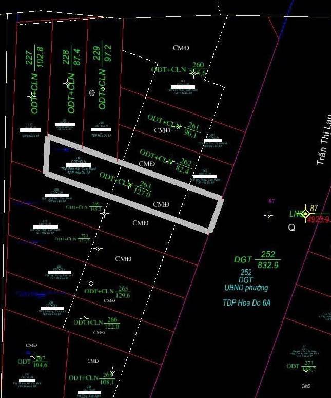 Đất thổ cư Cam Phúc Bắc 127m² giá 1.75 tỷ - Sổ hồng chính chủ
