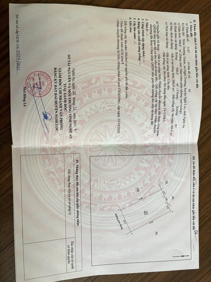 Đất Nền Nghi Phong 500m² giá 2 tỷ - Cơ hội đầu tư tuyệt vời!