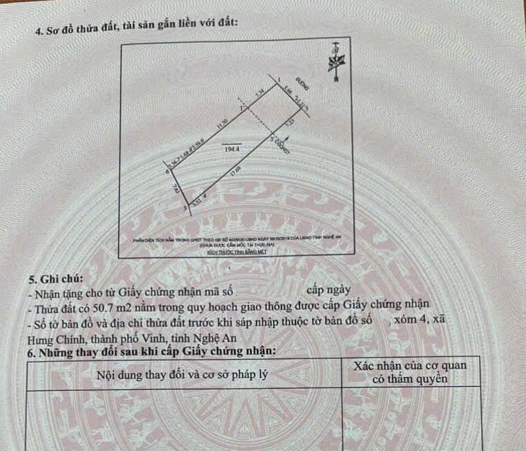 Đất nền Hưng Chính, Thành Vinh 194.4m² giá thỏa thuận - Cơ hội đầu tư hoàn hảo!