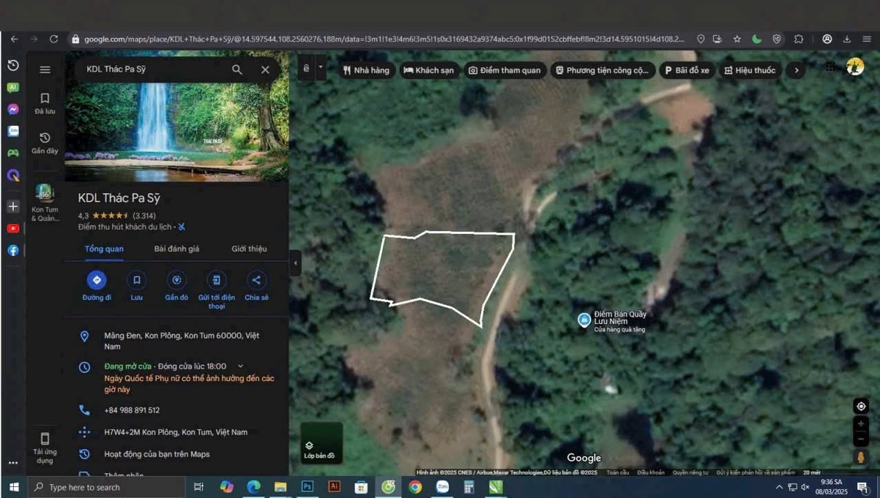 Đất nền Măng Đen 6.300m² giá 1 tỷ - Tiềm năng nghỉ dưỡng tuyệt vời!