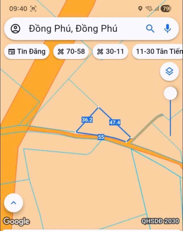Đất nền Tân Lập, Đồng Phú 360m² giá 600 triệu - Cơ hội đầu tư tuyệt vời!