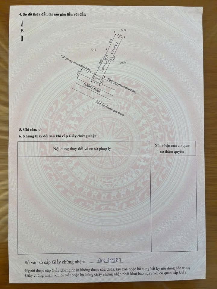 Đất nền Dĩ An 110m² giá 5 tỷ - Gần trung tâm hành chính