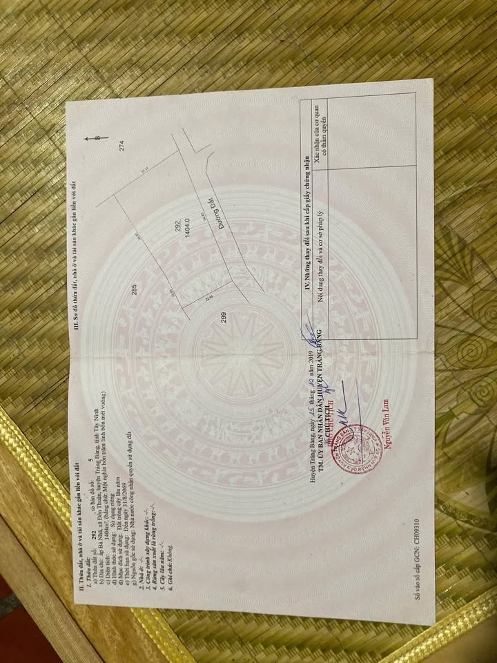 Đất nền liền kề 2771m² tại Ấp Bà Nhã, Tây Ninh - Giá chỉ 5 tỷ!