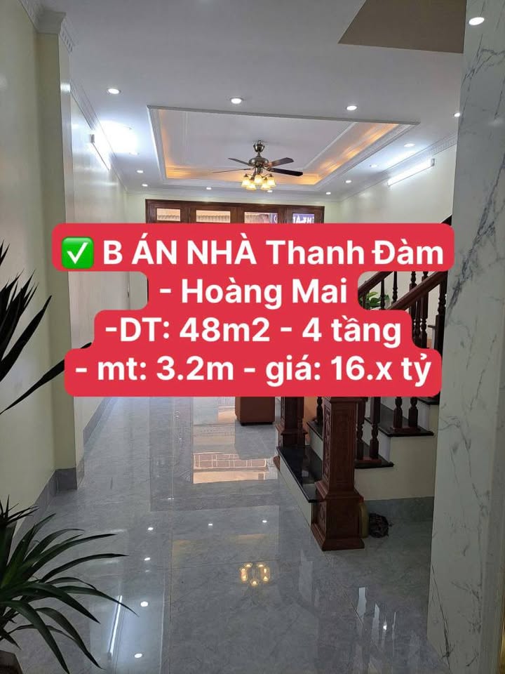 Nhà phố Thanh Đàm, Quận Hoàng Mai, 48m² giá 16 tỷ - Ô tô vào tận nhà, kinh doanh đỉnh!