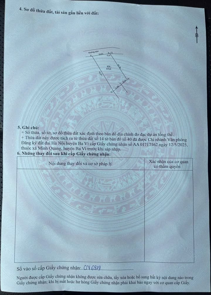 Đất nền 680m² xã Ba Vì giá chỉ 2 tỷ - Mặt đường nhựa liên xã