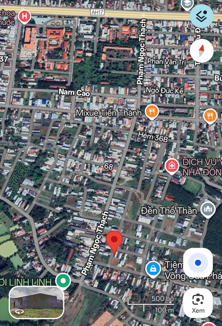 Đất nền lô góc 2 mặt tiền Tiến Thành 140m² giá chỉ 1 tỷ - Đầu tư ngay!