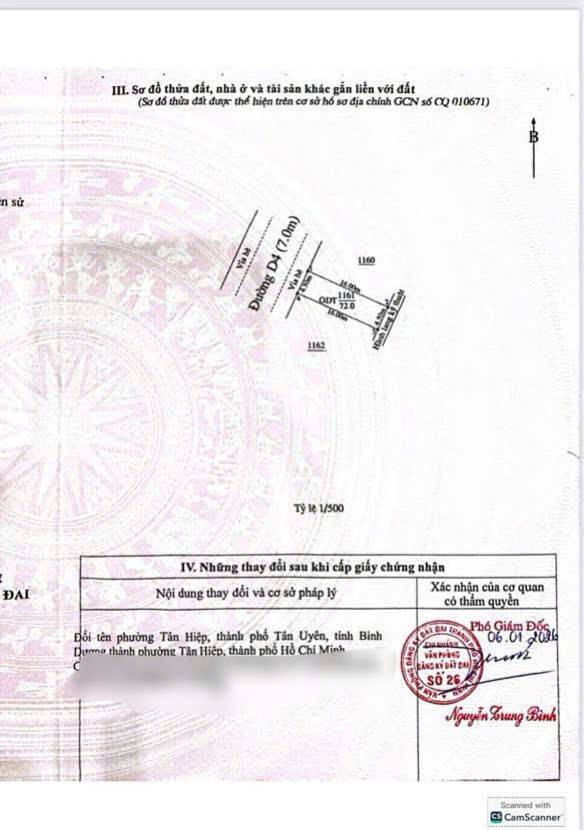 Đất nền Tuấn Điền Phát 1, Tân Hiệp 72m² giá 1.5 tỷ - Sổ hồng chính chủ!